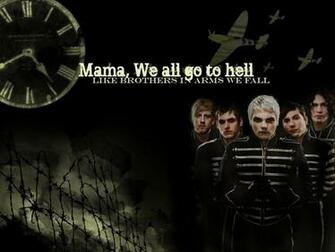 My Chemical Romance Mama We All Go To Hell Papel De Parede Sobre