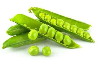 Wallpaper Water Drops Peas Vegetables