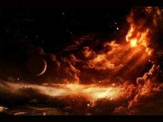 Fire In The Sky Wallpaper Myspace Background
