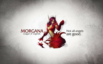 League Of Legends Wallpaper Morgana By Sevionfx