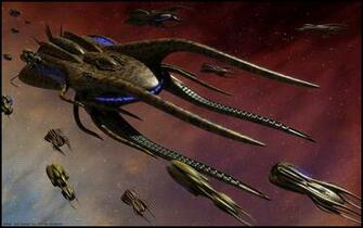 Vorlon Empire And Thirdspace Aliens V Borg Collective Species