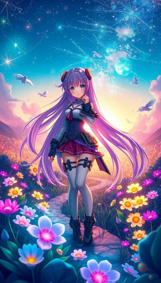 Anime Girl Mobile Wallpaper