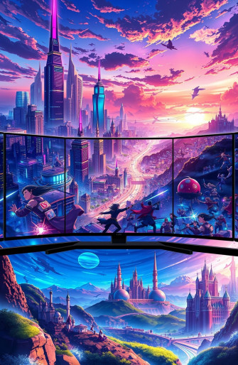 Triple Monitor Anime Wallpaper