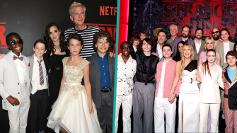 Stranger Things Cast Then And Now Wallpaper