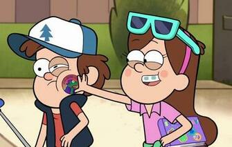 Wallpaper Glasses Cap Gravity Falls Dipper Mabel Image For
