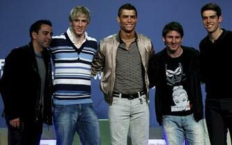 Soccer Kaka Lionel Messi Cristiano Ronaldo Fernando