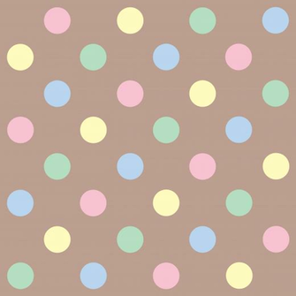 Cute Pastel Polka Dots Pattern Clip Art