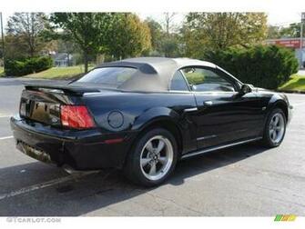 Gt Ford Mustang Convertible Black
