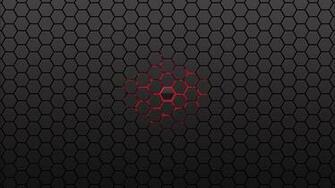 Black Honeycomb Wallpaper Center Lines Background Red