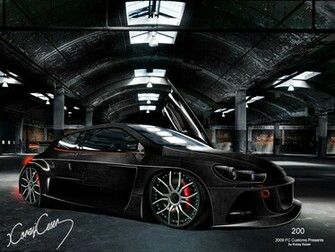 Tuning Black Fondo Escritorio Wallpaper