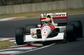 Ayrton Senna Mexico Mclaren Mp4 Formula1