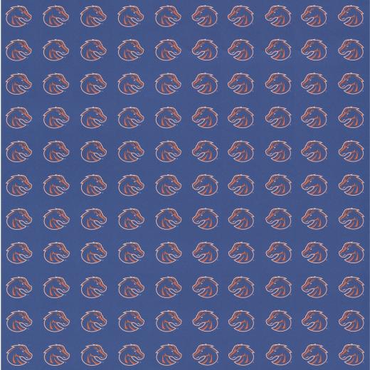 Boise State University Broncos Blue Background Scrapbook Paper