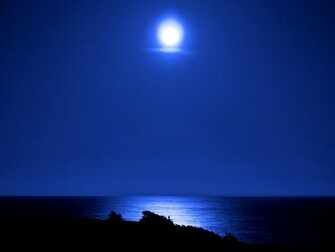 Qq Wallpaper Blue Moon Light