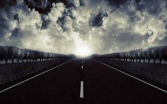 Beauty Of An Open Road Wallpaper Walltor