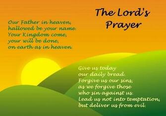 Lords Prayer Wallpaper