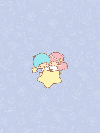 Official Sanrio Little Twin Stars Phone Wallpaper In Dreamy