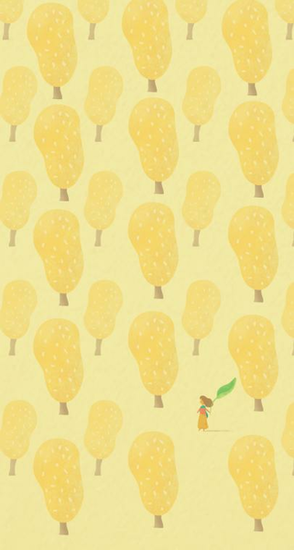 Cute Yellow Pattern Wallpaper