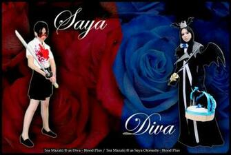 Saya X Diva Wallpaper By Teamazaki