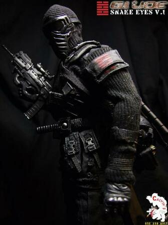 G I Joe Image Calvin S Custom One Sixth Snake Eyes