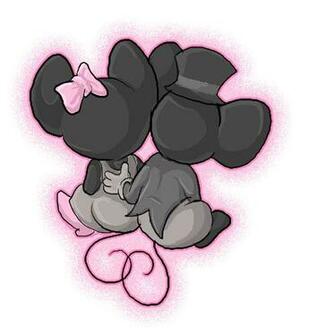 Cute Mickey And Minnie Mouse By Diamondintraining