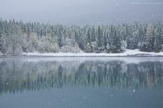 Rockies Wallpaper Photo Art Print Winter Prelude Ab2009