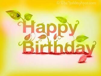 Happy BirtHDay Wallpaper HD Illustration
