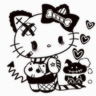 Sanrio Kuromi Wallpaper Icon Pack Hello Kitty Theme Halloween