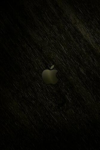 iPhone I Dark Apple Retina 3gs Wallpaper