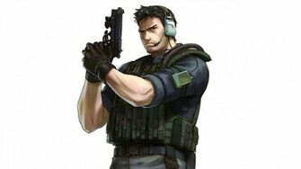 Chris Redfield Copia Project X Zone Wallpaper