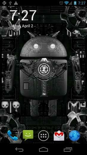 Steampunk Droid Live Wallpaper Android Apps On Google Play