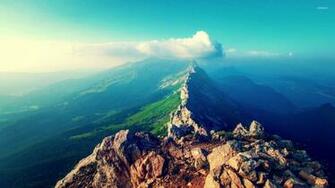 Mountain Ridge Wallpaper Nature