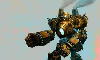 League Of Legends Blitzcrank Flux Wallpaper Games