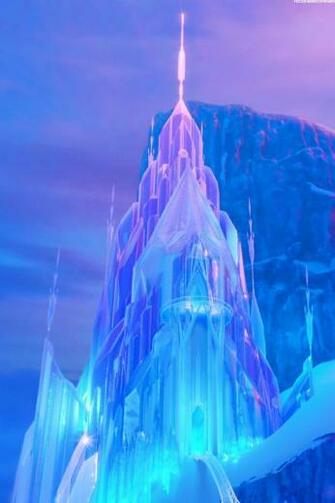 Phones Background Castles Frozen Disney Wallpaper Ice