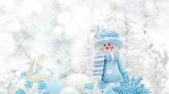 HD Hintergrundbilder Winter Schnee Schneemann Weihnachten