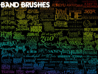 Screamo Bands Logo Wallpaper
