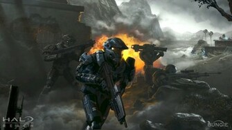 Halo Reach Firefight Wallpaper Art D3cnjiu