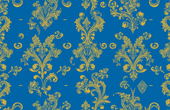 Royal Blue And Gold Wallpaper