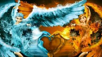 Elsa Anna Ice Fire Wings By Cographic