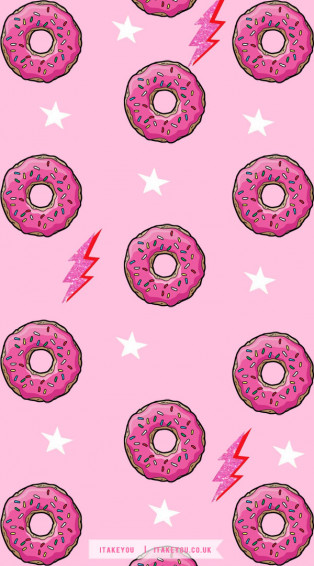 Delightful Summer Wallpaper Ideas Preppy Donut For