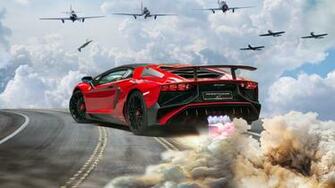 Lamborghini Aventador Lp Superveloce After Space Wallpaper