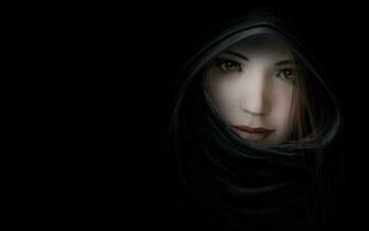 Celebrities Wallpaper Women Closeup Cgi Faces Black Background