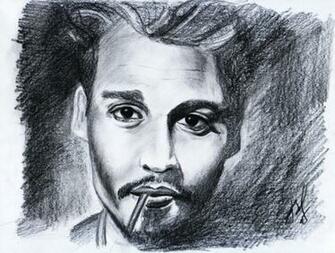 Wallpaper Johnny Depp Actor Man Painting