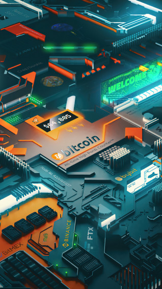Bitcoin Circuit 4k Phone iPhone Wallpaper 5850b