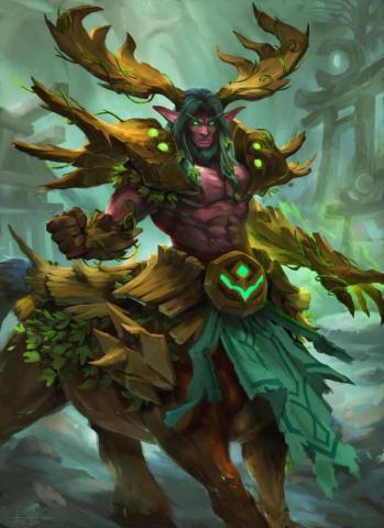Cenarius Lord Of Forrest By Thiago Almeida Warcraft Art World