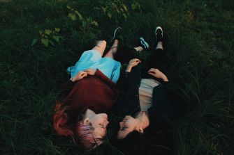 Lesbian Lying On Field Srdxrc7ujn86m1uj Wallpaper