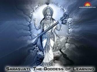 Wallpaper Saraswati Devi Background Gods