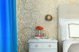 Cobalt Blue Curtains Contemporary Bedroom With Intention