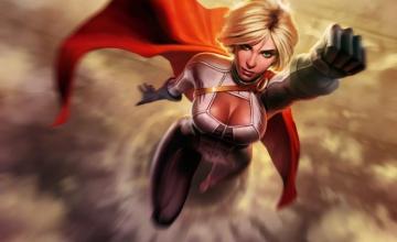 Wallpaper Fantasy Art Anime Superhero Dc Comics Power Girl