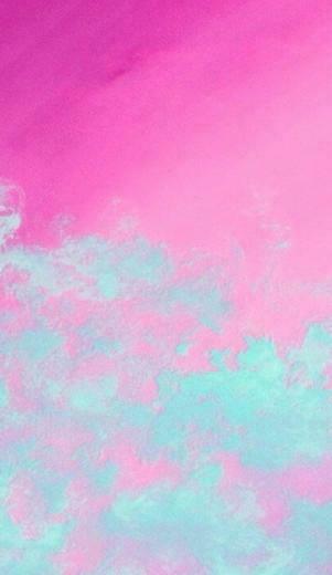 Aesthetic Pink Blue Background By Aesthetiicart