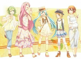 Vocaloid Gals Wallpaper